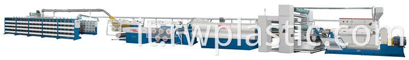 9033 Plastic Flat Film Extruding Line Jpg